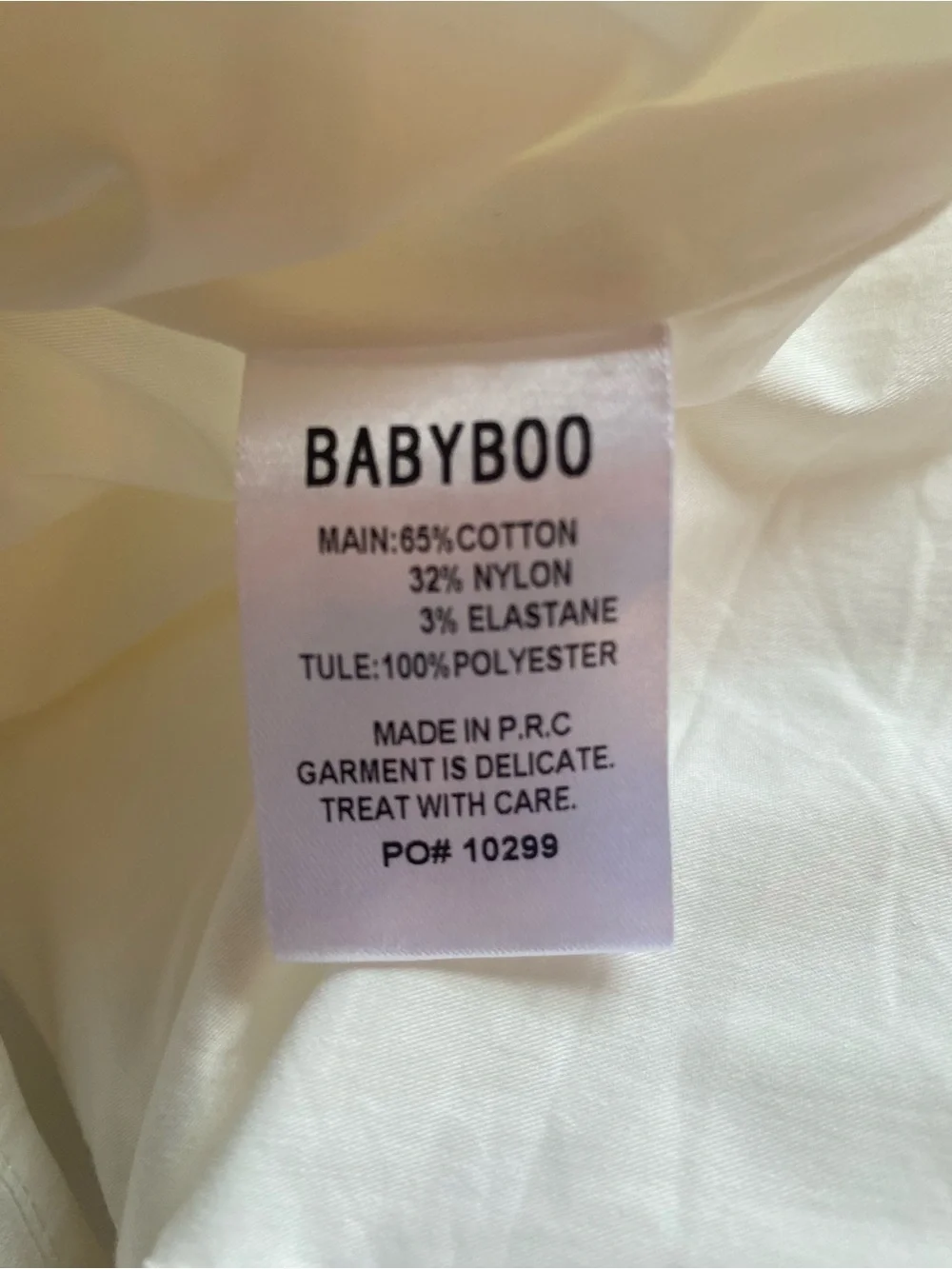 Babyboo Gorgeous Ivory Strapless Mini Dress Katrina- L Fits like a Medium 6/8 - Picture 13 of 13